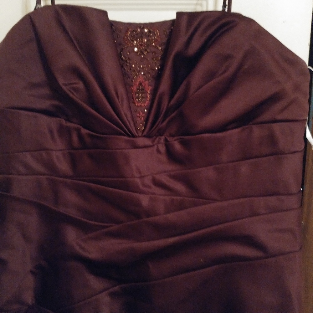 Long Formal brown dress